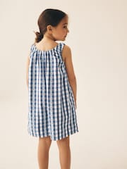 Blue Gingham/ Cherry Playsuit (3-16yrs) - Image 2 of 9