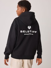 Belstaff Black Established Series Hoodie - Image 3 of 8