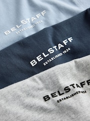 Belstaff Blue T-Shirts 3 Pack - Image 6 of 7