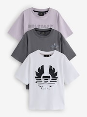 Belstaff Grey T-Shirts 3 Pack - Image 1 of 7