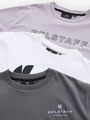 Belstaff Grey T-Shirts 3 Pack - Image 7 of 7