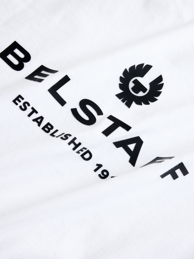 Belstaff White Established Series T-Shirt - Image 9 of 9 Belstaff White Established Series T-Shirt - Image 9 of 9