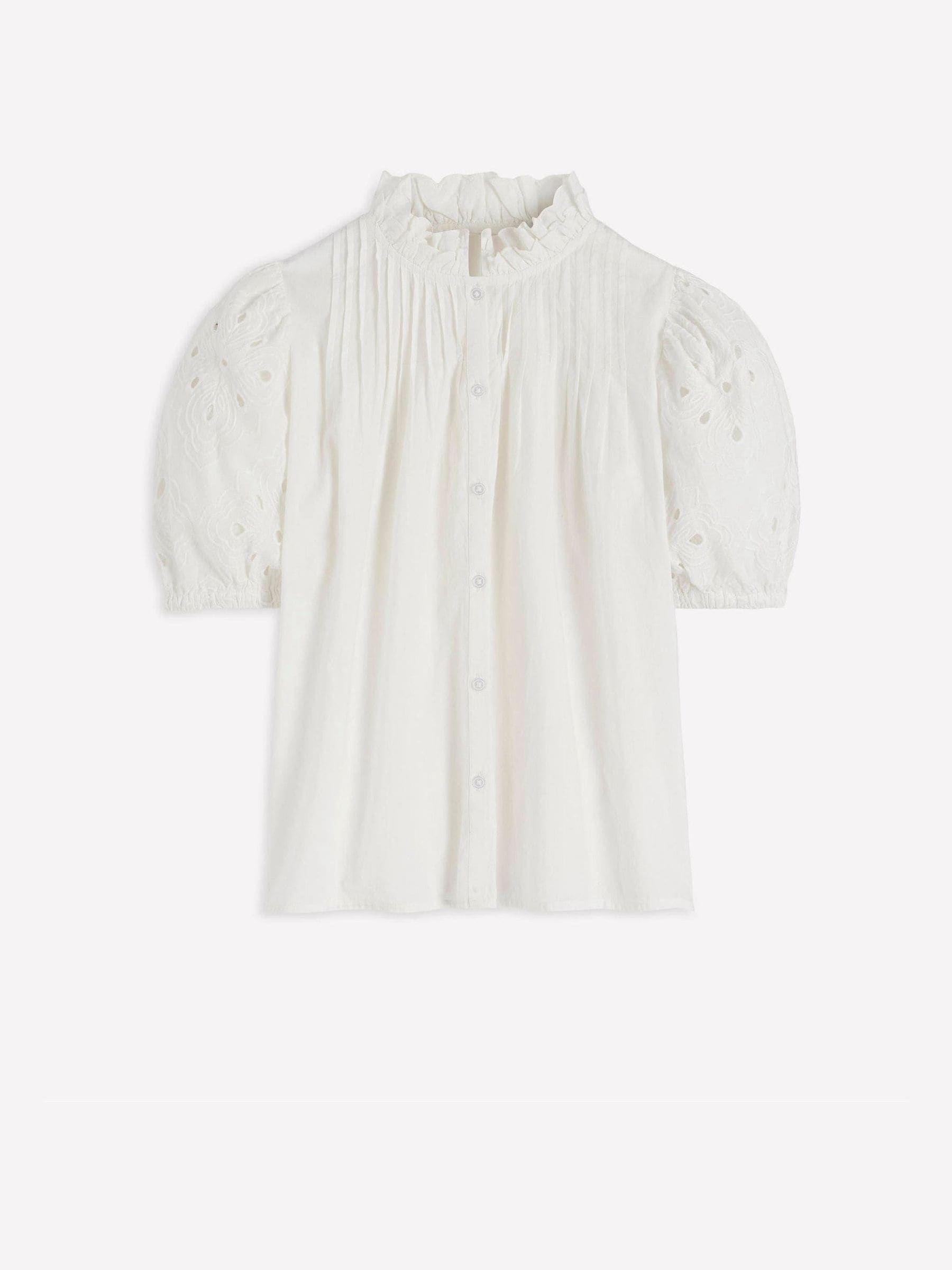 9/27y's mom！heve puff shell tops ホワイト Buy Boden White Cutwork Puff Sleeve Top from Next USA