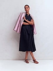 Boden Blue Belinda Linen Shirt Dress - Image 4 of 7