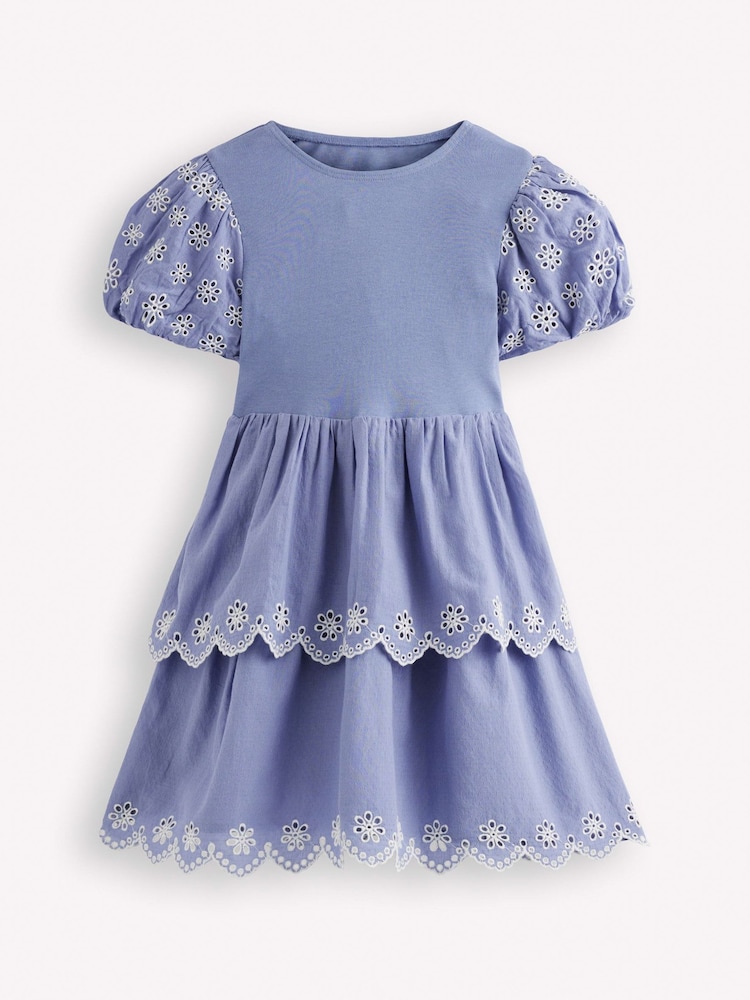 Boden Broderie Rara Jersey Dress - Imagen 1 de 3