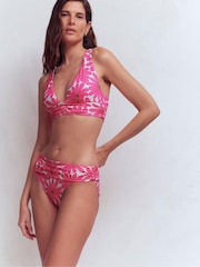 Boden Pink Classic Fold Bikini Bottoms - Image 1 of 7