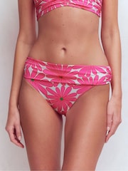 Boden Pink Classic Fold Bikini Bottoms - Image 4 of 7