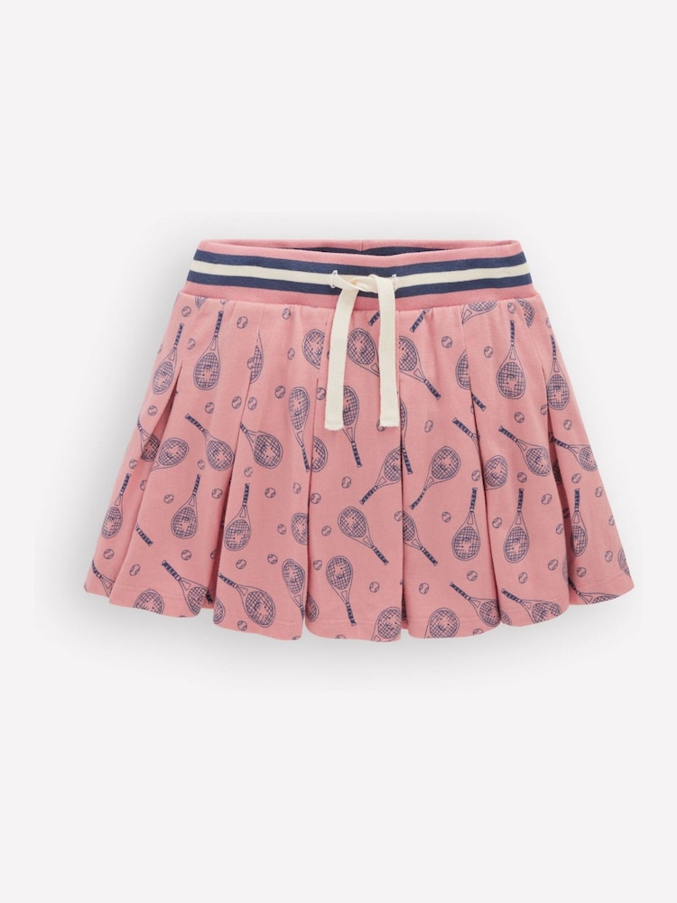 Boden Pink Pleated Jersey Skirt - Image 1 of 4