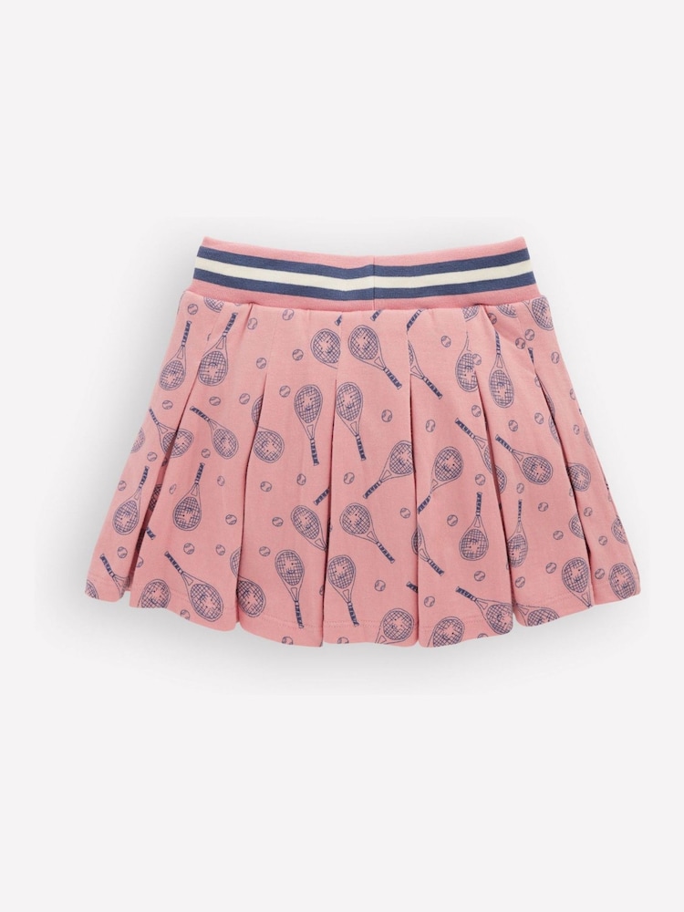 Boden Pink Pleated Jersey Skirt - Image 2 of 4