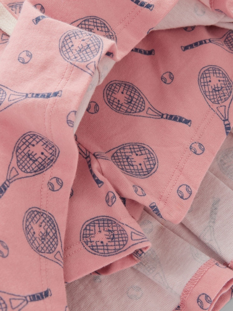 Boden Pink Pleated Jersey Skirt - Image 4 of 4