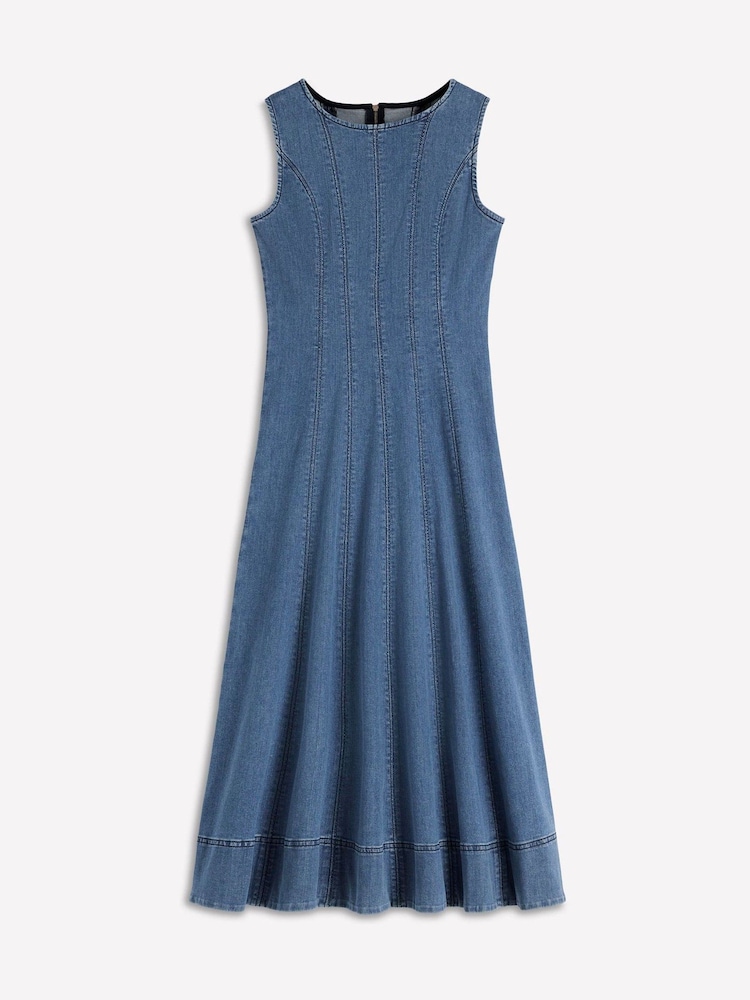 Boden Annet Denim Midi Dress - Imagen 7 de 7