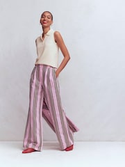 Boden Cream Chloe Henley Knitted Tank - Image 4 of 6