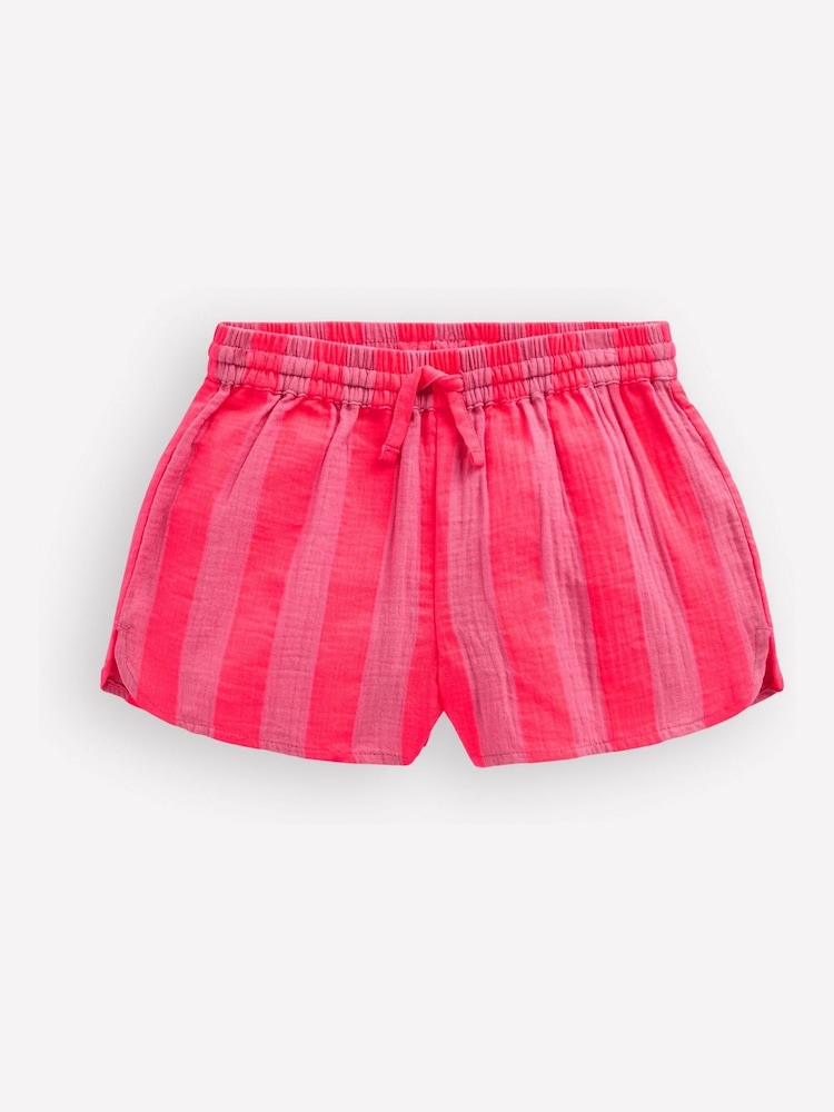Boden Pink Pull-on Woven Shorts - Image 1 of 3