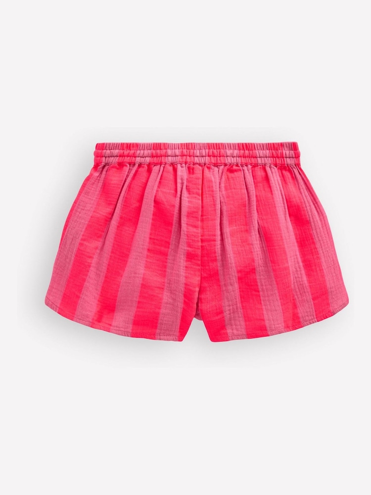 Boden Pink Pull-on Woven Shorts - Image 2 of 3