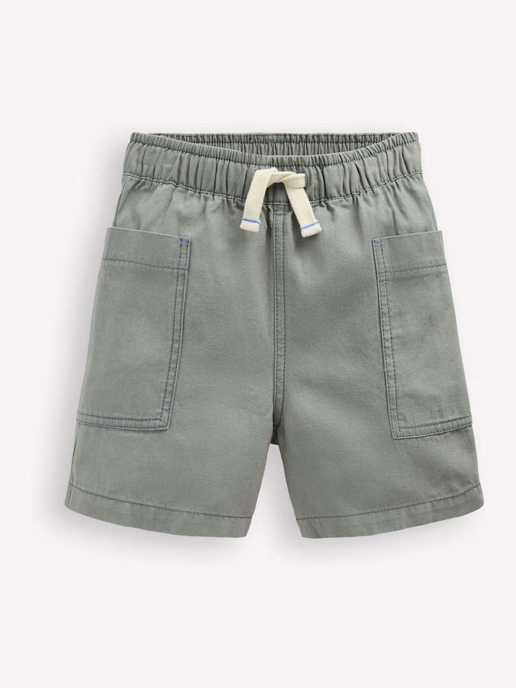 Boden Grey Cotton Pocket Shorts - Image 1 of 3