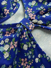 Boden Blue Bow Back Jersey Dress - Image 3 of 3