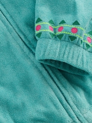 Boden Blue Relaxed Towelling Hoodie - Image 3 of 3