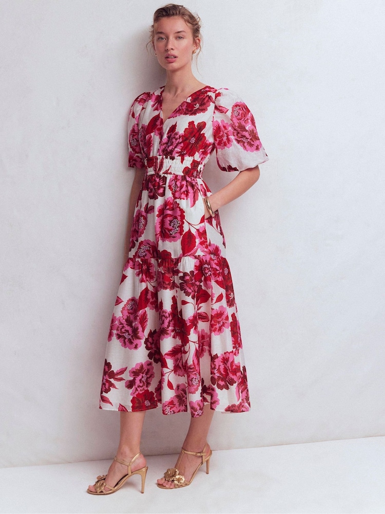 Boden Pink Irene Occasion Dress - Image 1 of 6