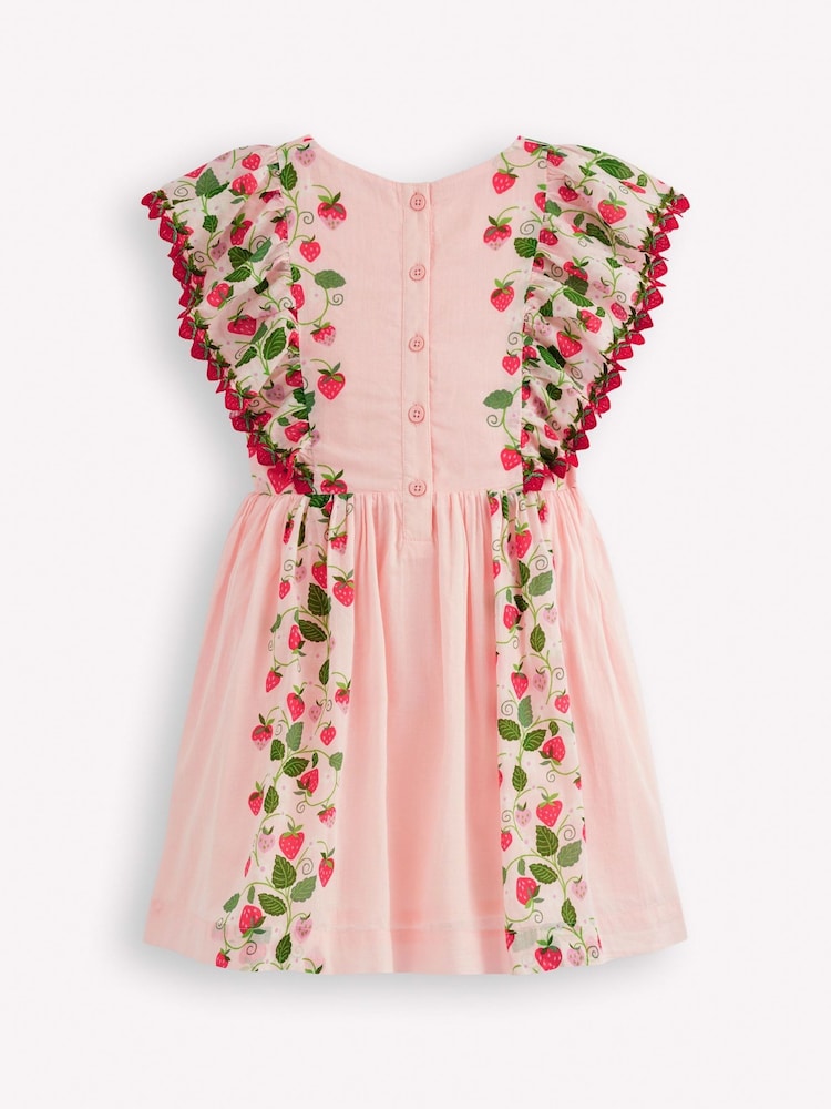 Boden Pink Pretty Woven Dress - Image 2 of 3