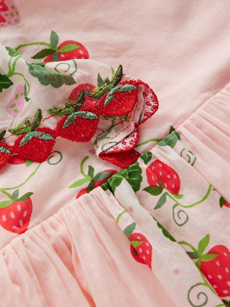Boden Pink Pretty Woven Dress - Image 3 of 3