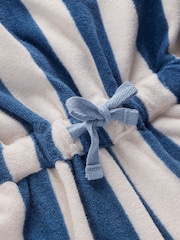 Boden Blue Relaxed Towelling Playsuit - Image 3 of 3