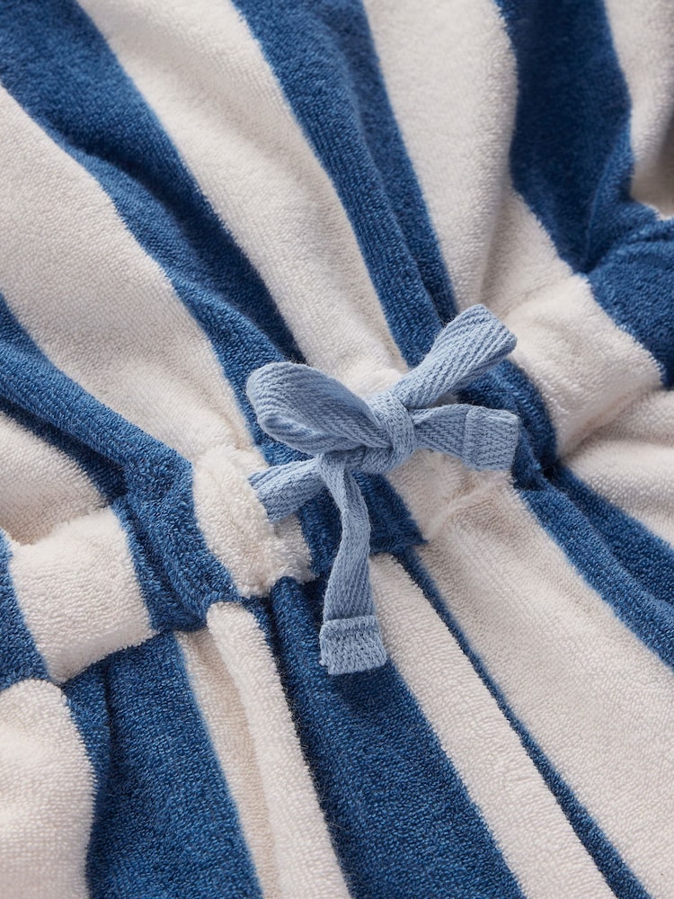 Boden Blue Relaxed Towelling Playsuit - Image 3 of 3