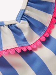 Boden Blue Frill V-Neck Bikini Set - Image 3 of 3