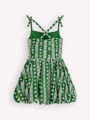 Boden Green Ruched Bodice Bubble Dress - Image 2 of 3