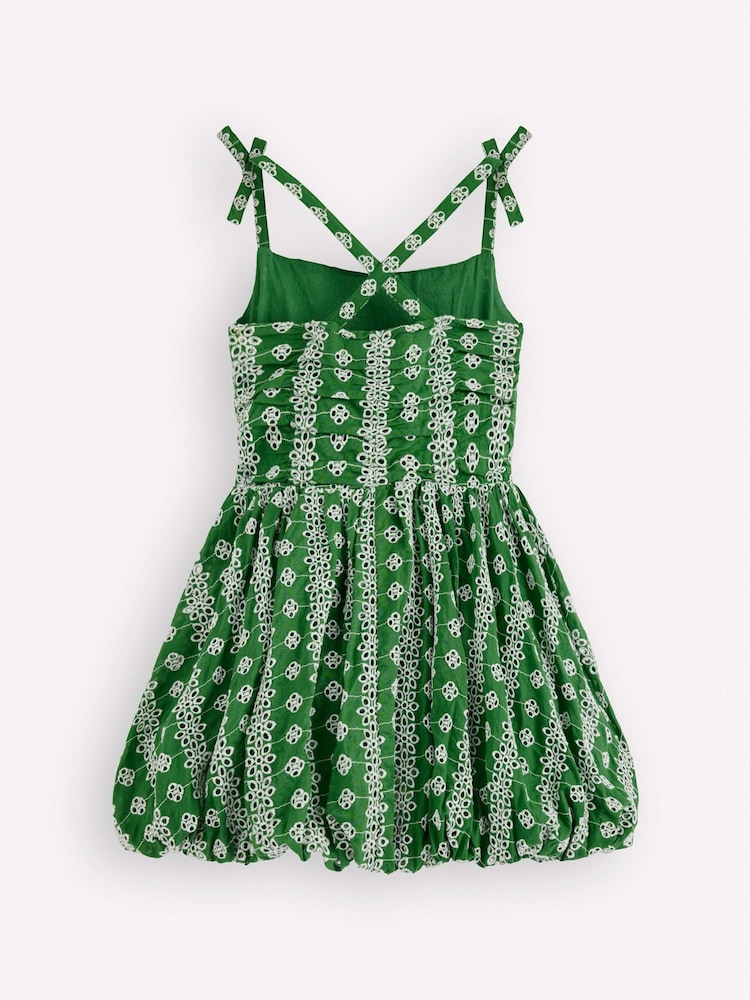 Boden Green Ruched Bodice Bubble Dress - Image 2 of 3