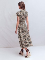 Boden Cream Marcia Jersey Shirt Dress - Image 3 of 6