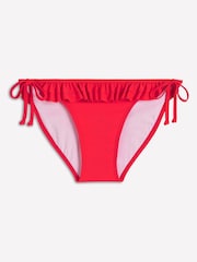 Boden Red Ruffle Bikini Bottoms - Image 5 of 6