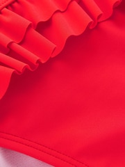 Boden Red Ruffle Bikini Bottoms - Image 6 of 6