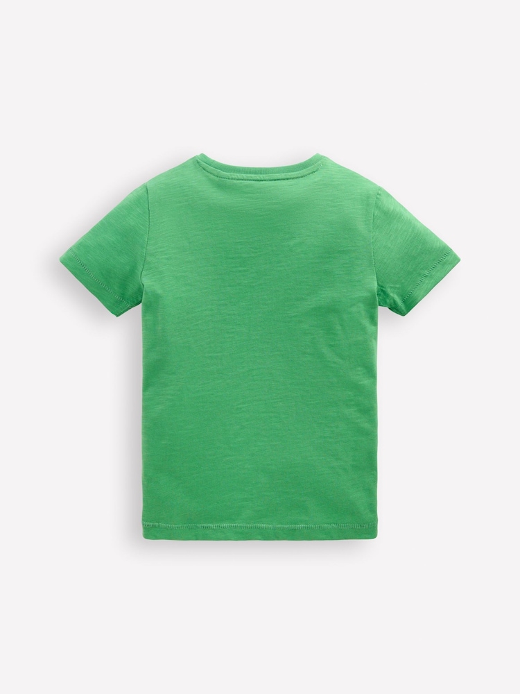 Boden Bright Green Everyday Short Sleeve T-Shirt - Image 2 of 3