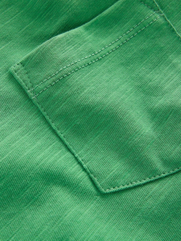 Boden Bright Green Everyday Short Sleeve T-Shirt - Image 3 of 3