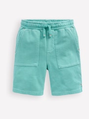 Boden Blue Garment Dye Sweat Shorts - Image 1 of 3