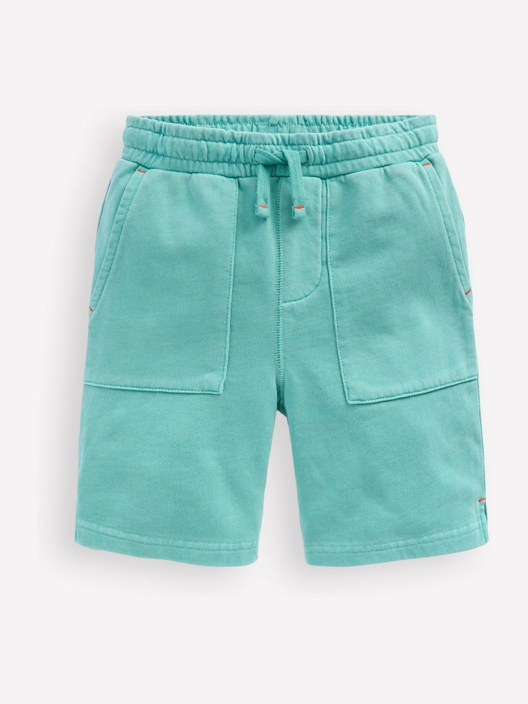 Boden Blue Garment Dye Sweat Shorts - Image 1 of 3