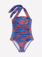Boden Blue Kythira Ruched Swimsuit - Image 5 of 6