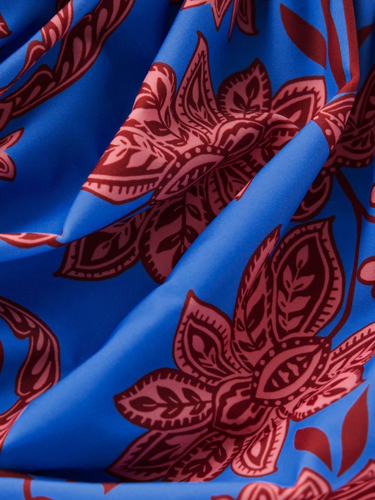 Boden Blue Kythira Ruched Swimsuit - Image 6 of 6