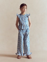 Boden Frill Hem Trousers - 圖片 1/5