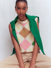 Boden Green Lucy Cotton Tank Top - Image 4 of 7