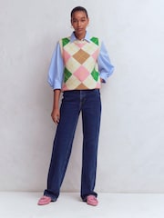 Boden Green Lucy Cotton Tank Top - Image 5 of 7