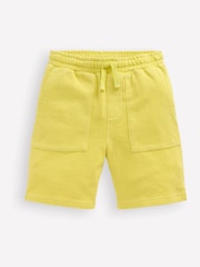 Boden Yellow Garment Dye Sweat Shorts - Image 1 of 3