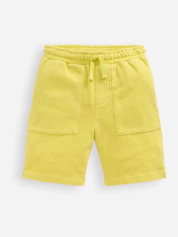 Boden Yellow Garment Dye Sweat Shorts - Image 1 of 3