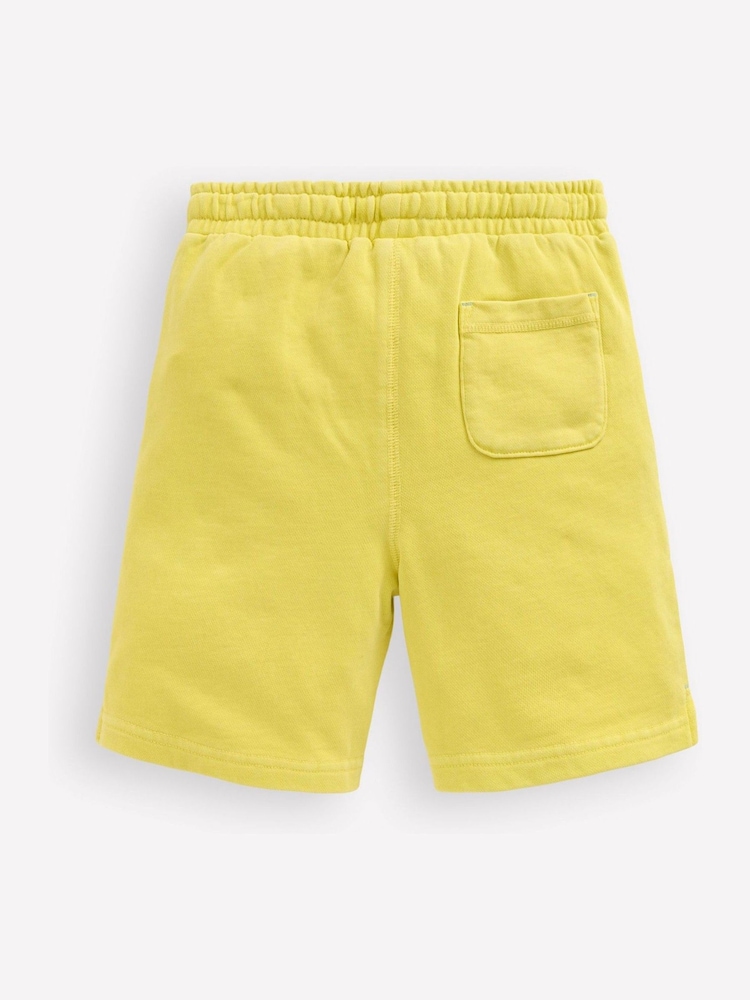 Boden Yellow Garment Dye Sweat Shorts - Image 2 of 3
