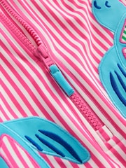 Boden Pink Fun Long Sleeve Swimsuit - Image 3 of 3