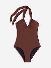 Boden Brown Minori Halter Tie Swimsuit - Image 5 of 6