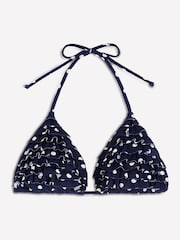 Boden Blue Ruffle Bikini Top - Image 6 of 7
