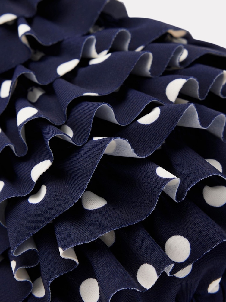 Boden Blue Ruffle Bikini Top - Image 7 of 7