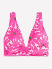 Boden Pink Mykonos Deep V Bikini Top - Image 6 of 7