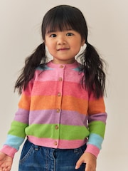 Rainbow Stripe Knit Cardigan (3mths-7yrs) - Image 1 of 8